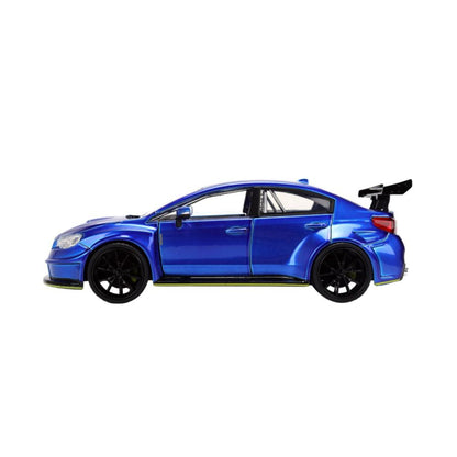 Jada Toys JDM Tuners 2016 Subaru WRX STi (Candy Blue) 1:24 Scale Diecast Vehicle