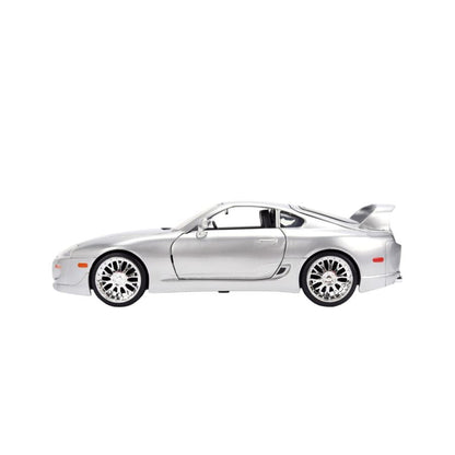 Jada Toys JDM Tuners 1995 Toyota Supra (Silver) 1:24 Scale Diecast Vehicle