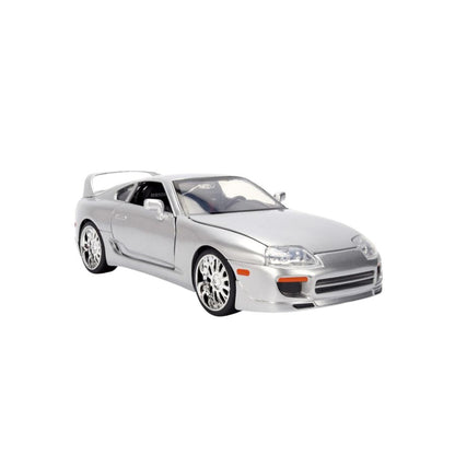 Jada Toys JDM Tuners 1995 Toyota Supra (Silver) 1:24 Scale Diecast Vehicle