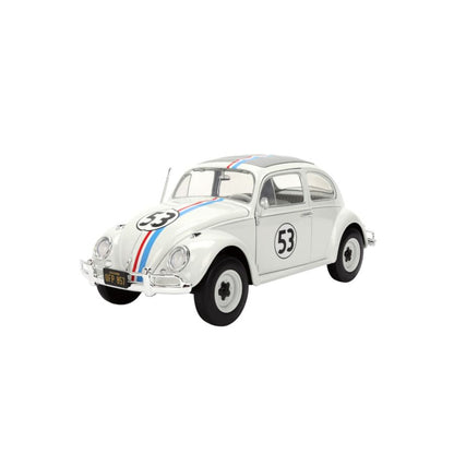 Jada Toys Herbie the Lovebug VW Beetle (with Wheel Rack) 1:24 Scale Diecast Vehicle