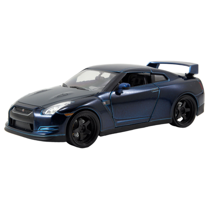 Jada Toys Fast & Furious Brian's 2009 Nissan GT R (R35) 1:24 Scale Hollywood Ride
