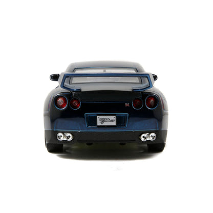 Jada Toys Fast & Furious Brian's 2009 Nissan GT R (R35) 1:24 Scale Hollywood Ride