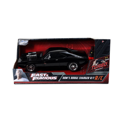 Jada Toys Fast & Furious Dom's 1970 Dodge Charger 1:24 Scale Remote Control Car