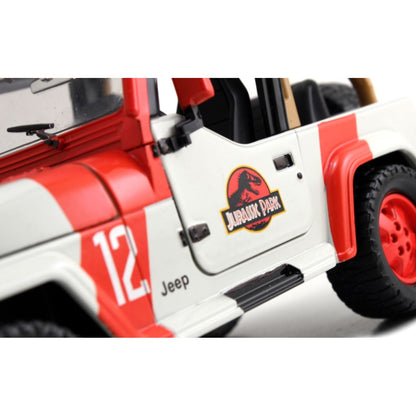 Jada Toys Jurassic World '92 Jeep Wrangler 1:24 Scale Hollywood Ride