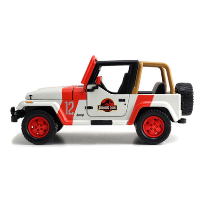 Jada Toys Jurassic World '92 Jeep Wrangler 1:24 Scale Hollywood Ride