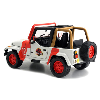 Jada Toys Jurassic World '92 Jeep Wrangler 1:24 Scale Hollywood Ride