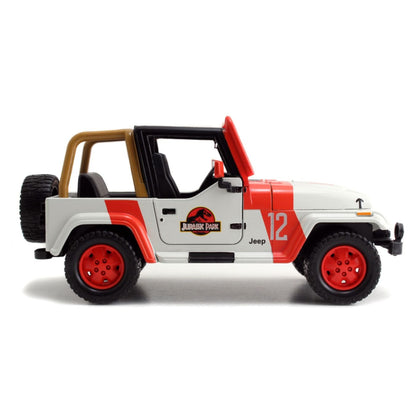 Jada Toys Jurassic World '92 Jeep Wrangler 1:24 Scale Hollywood Ride