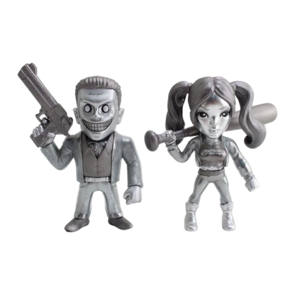 Jada Toys Suicide Squad (2016) Harley Quinn & Joker US Exclusive 4" Bare Metal 2 Pack