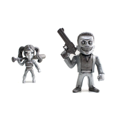 Jada Toys Suicide Squad (2016) Harley Quinn & Joker US Exclusive 4" Bare Metal 2 Pack