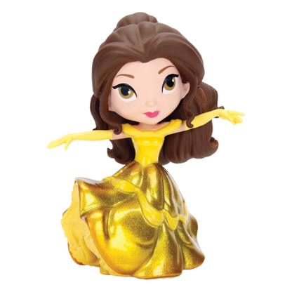 Jada Toys Beauty and the Beast (1991) Belle with Gold Dress 4" Diecast MetalFig