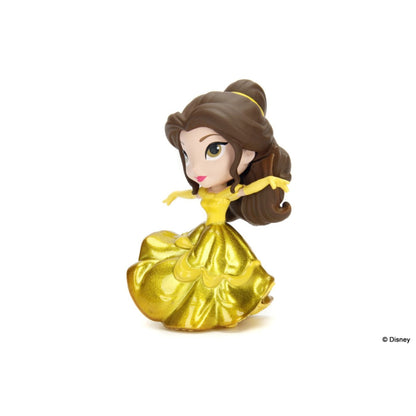 Jada Toys Beauty and the Beast (1991) Belle with Gold Dress 4" Diecast MetalFig
