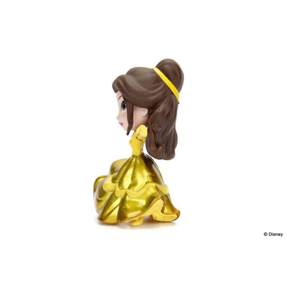 Jada Toys Beauty and the Beast (1991) Belle with Gold Dress 4" Diecast MetalFig
