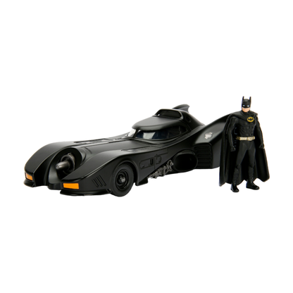 Jada Toys Batman (1989) Batmobile 1:24 with Batman