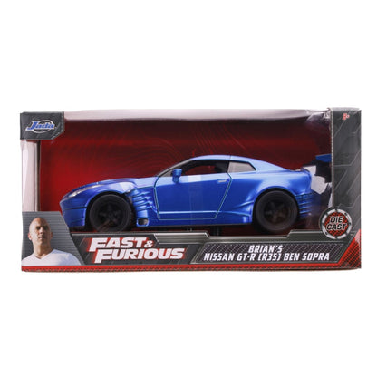 Jada Toys Fast & Furious '09 Nissan GT R Ben Sopra 1:24 Scale Hollywood Ride