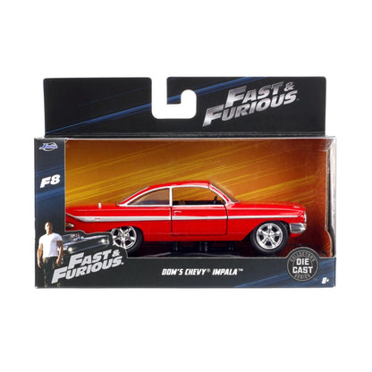 Jada Toys Fast & Furious FF8 1961 Chevy Impala 1:32 Hollywood Ride