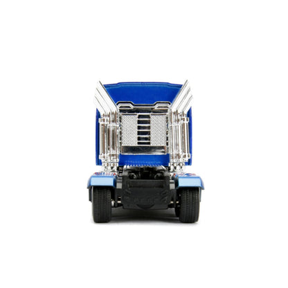 Jada Toys Transformers 5 Optimus Prime Western Star Truck Free Rolling 1:32 Scale Hollywood Ride