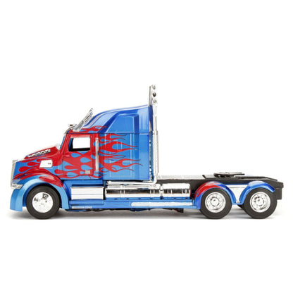 Jada Toys Transformers 5: The Last Knight Optimus Prime Western Star 1:24 Hollywood Ride