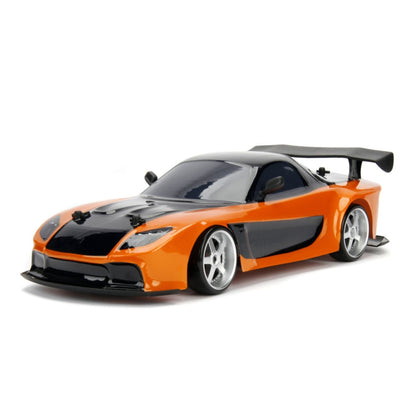 Jada Toys Fast & Furious Han's 1993 Mazda RX 7 Veilside 1:10 Scale Remote Control Drift Car