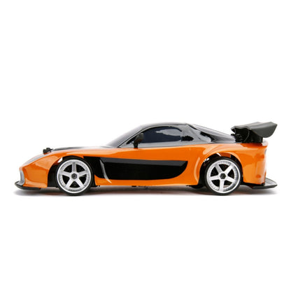 Jada Toys Fast & Furious Han's 1993 Mazda RX 7 Veilside 1:10 Scale Remote Control Drift Car