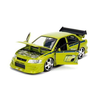 Jada Toys Fast & Furious Brian's 2002 Mitsubishi Lancer Evolution VII 1:24 Scale Hollywood Ride