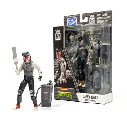The Loyal Subjects Teenage Mutant Ninja Turtles (comics) Casey Jones Battle DMG 5" BST AXN Figure