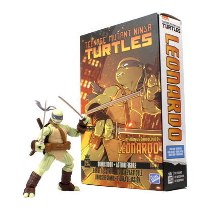 The Loyal Subjects Teenage Mutant Ninja Turtles (comics) Leonardo BST AXN Action Figure & Comic Book (Wave 2)