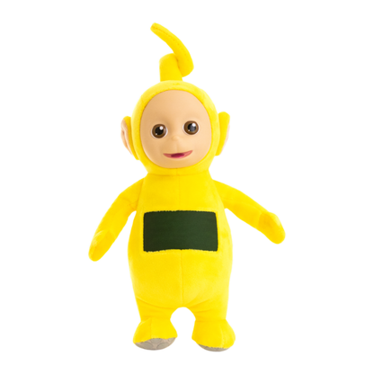 The Loyal Subjects Teletubbies Laa Laa 8'' Plush with Interactive Color Changing Belly Patch