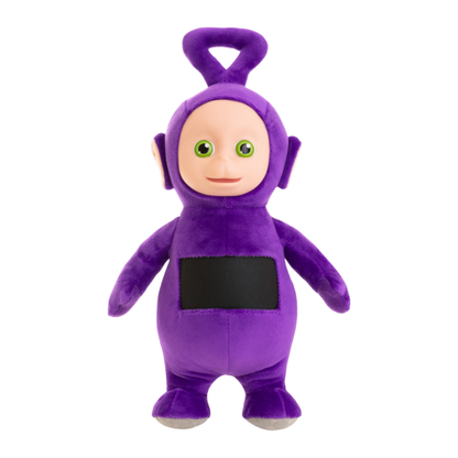 The Loyal Subjects Teletubbies Tinky Winky 8'' Plush with Interactive Color Changing Belly Patch