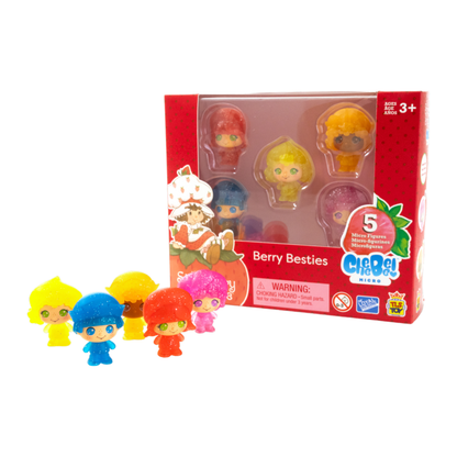 The Loyal Subjects Strawberry Shortcake 1.5" CheeBee Berry Besties SDCC 2024 Exclusive Micro Set [5 Pack]