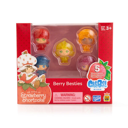 The Loyal Subjects Strawberry Shortcake 1.5" CheeBee Berry Besties SDCC 2024 Exclusive Micro Set [5 Pack]