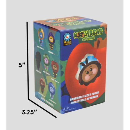 Kaleidos Creative Kaleidos Creative Wooly Bear & Friends Plush Blind Box Series 1 (Display of 6)
