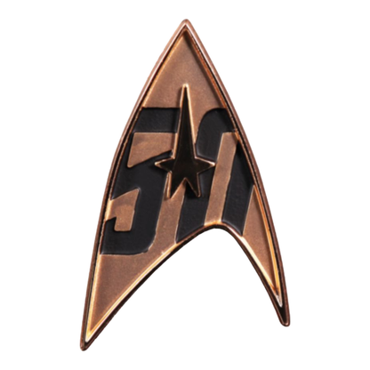 Quantum Mechanix Star Trek 50th Anniversary Replica Badge