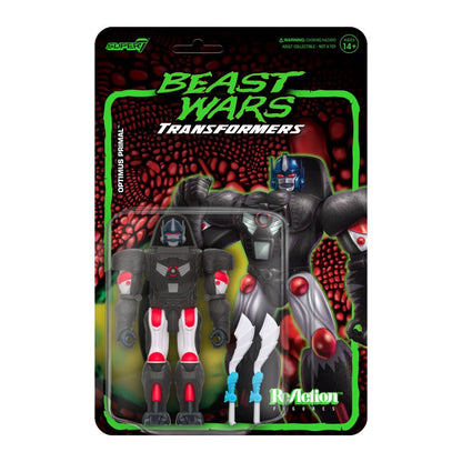 Super7 Transformers: Beast Wars Optimus Primal Reaction 3.75" Figure