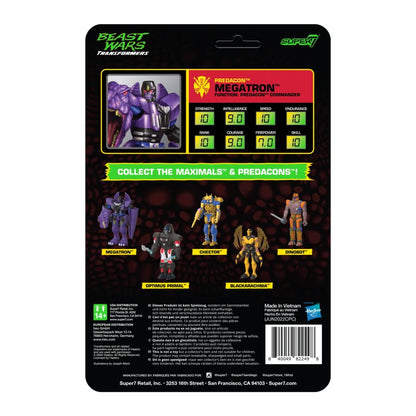 Super7 Transformers: Beast Wars Megatron Reaction 3.75" Figure