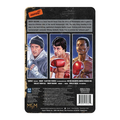 Super7 Rocky Rocky I Rocky Boxing Reaction 3.75" Figure