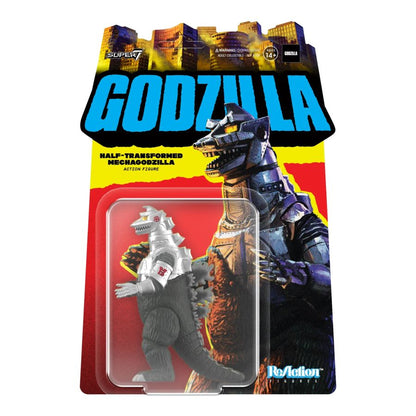 Super7 Toho Half Transformed Mechagodzilla Reaction 3.75" Figure