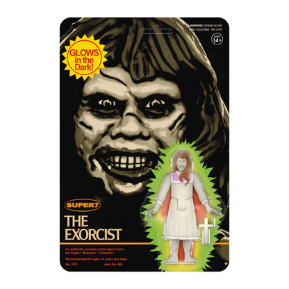 Super7 The Exorcist Regan (Monster Glow) Reaction 3.75" Figure