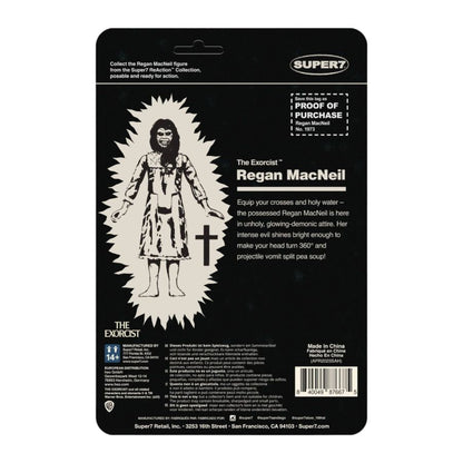 Super7 The Exorcist Regan (Monster Glow) Reaction 3.75" Figure