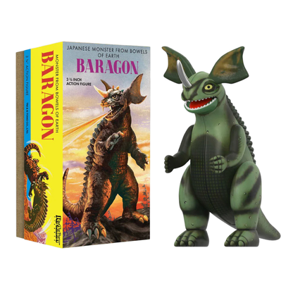 Super7 Godzilla Baragon ReAction Figures Retro Marusan Tin