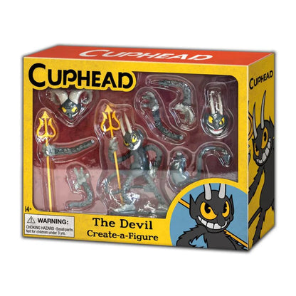 Syndicate Collectibles Cuphead The Devil Create A Figure 4" Mini Figure