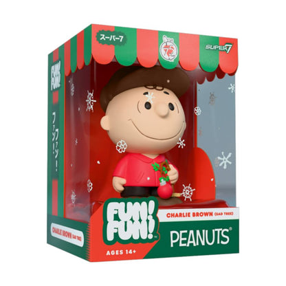 Super7 Peanuts Charlie Brown with Sad Tree Fun! Fun! Figure
