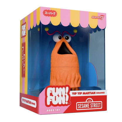 Super7 Sesame Street Yip Yip Martian (Orange) Fun! Fun! Figure