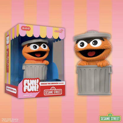 Super7 Sesame Street Oscar the Grouch (Orange) Fun! Fun! Figure