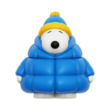 Super7 Peanuts Snoopy in Puffy Blue & Yellow Coat Fun! Fun! Figure