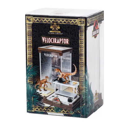 Noble Collection Jurassic Park Velocirpator Diorama