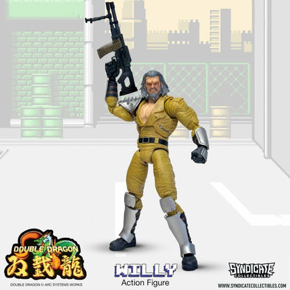 Syndicate Collectibles Double Dragon Willy 7'' Deluxe Figure