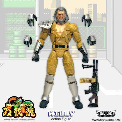 Syndicate Collectibles Double Dragon Willy 7'' Deluxe Figure