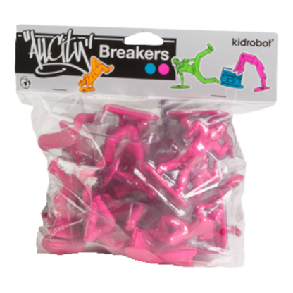 Kidrobot All City Breakers Mini Vinyl Electric Pink 20 Pack