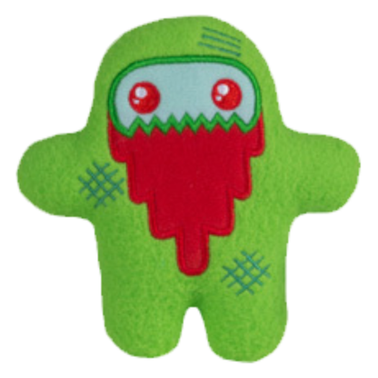 Kidrobot Shawnimals Pocket Zombie Ninja 4" Plush