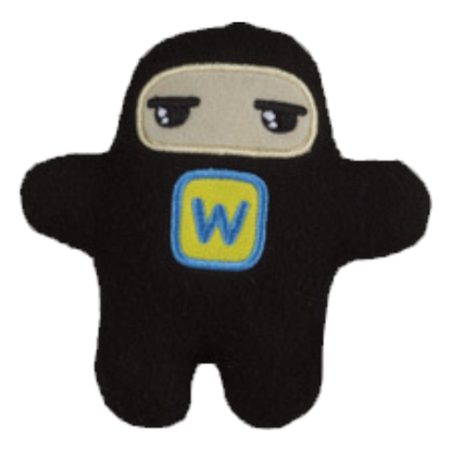Kidrobot Shawnimals Pocket Super Ninja 4" Plush